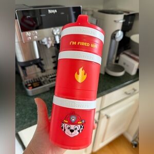 NEW Whiskware Paw Patrol Red Snack Stack container